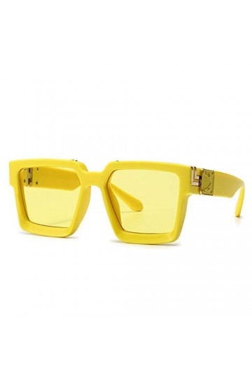 ZYIZEE Lunettes de Soleil Collection Lunettes de Soleil carrées pour Femmes Hommes Lunettes de Soleil Couleur Bonbon Femme Lu