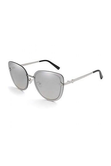 Lunettes de soleil polarisées sans cadre pour femme Lunettes de soleil MDYHJDHHX Color : Argent, Size : Libre 