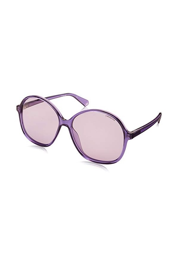 POLAROID PLD 6095/S Lunettes de Soleil, Violet, 57 Femme