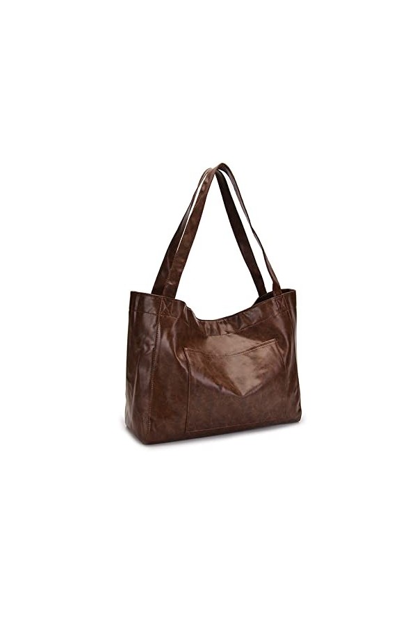 NICOLE & DORIS Grand Sac Cabas Femmes Sac Porté Epaule Fourre-Tout Grande Capacité Sac à Main en Cuir Souple Sac de Shopping 