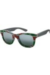 Italia Independent 0090V-ITA-000 Lunettes de Soleil Femme, Multicolore Vert/Gris/Brown , 52