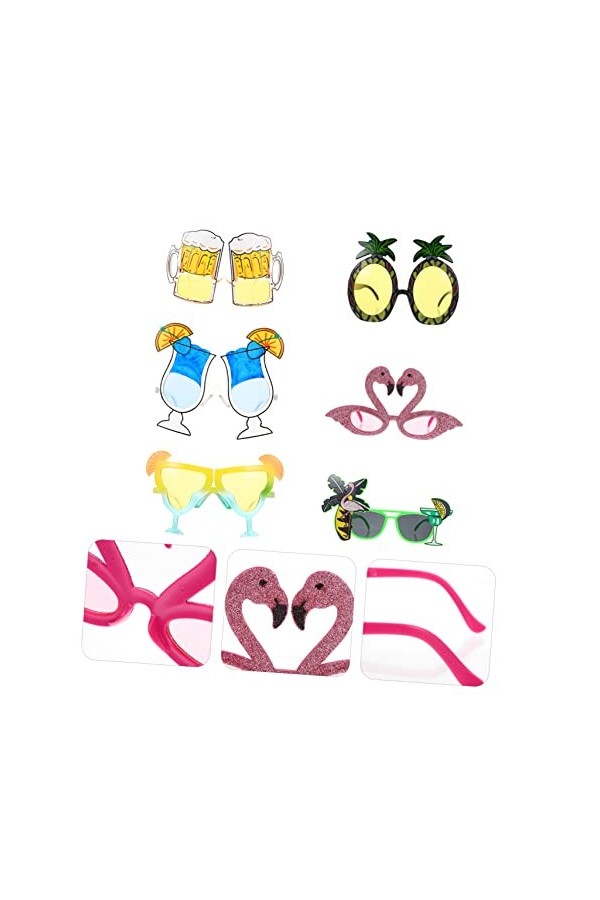 ABOOFAN 12 Paires Lunettes Flamant Rose Lunettes Femmes Lunettes De Soleil De Mode Pour Femmes Lunettes De Soleil Tendance Po