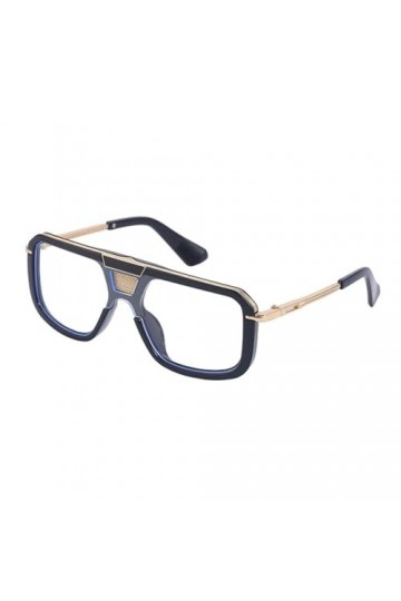 MUTYNE Lunettes de Soleil Carrées de Luxe pour Hommes Lunettes de Soleil de Mode Steampunk Femmes Lunettes Rétro Vintage, G06