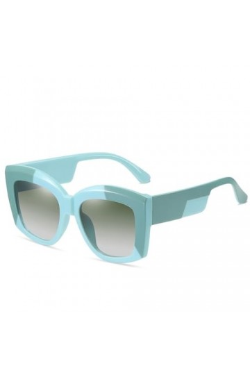 MUTYNE Lunettes de Soleil carrées de Mode Femmes Hommes Luxe surdimensionné Couleur Contraste Tendance rétro Lunettes de Sole