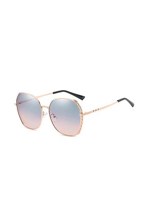 TYJA Lunettes De Soleil, Lunettes De Soleil pour Femmes Lunettes Polarisées Rétro Protection UV400 Voyage De Conduite