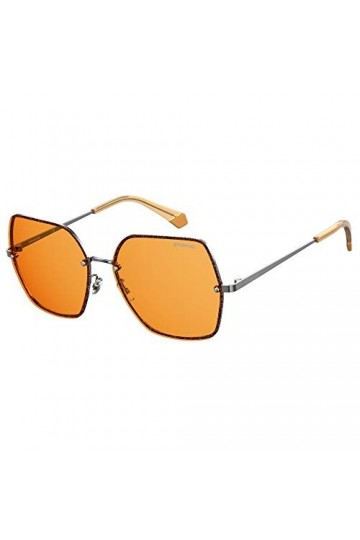 Polaroid PLD 4091/S Lunettes de soleil Ruthenium Orange, 58 Unisexe