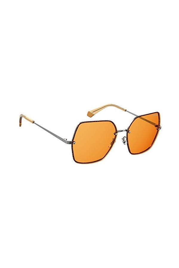 Polaroid PLD 4091/S Lunettes de soleil Ruthenium Orange, 58 Unisexe