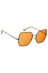 Polaroid PLD 4091/S Lunettes de soleil Ruthenium Orange, 58 Unisexe