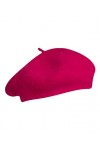 Joe Browns Béret de Style Laine Essentielle, Rose Vif, Taille Unique Femme
