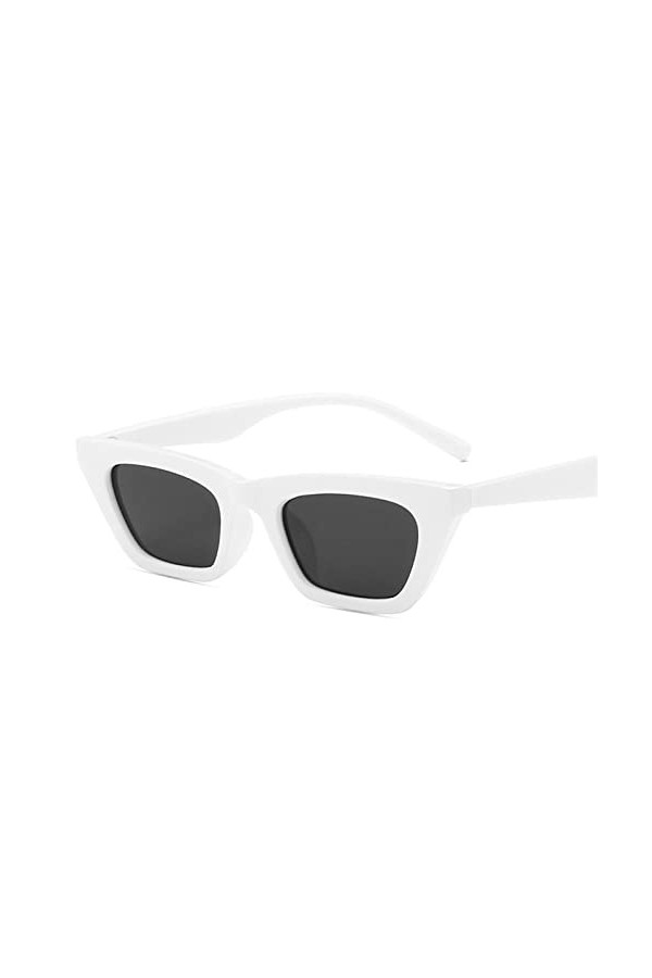 Lunettes de soleil rétro Hip Hop for hommes et femmes, petite monture, tendance, Shopping, sport, cadeau Color : E, Size : 1