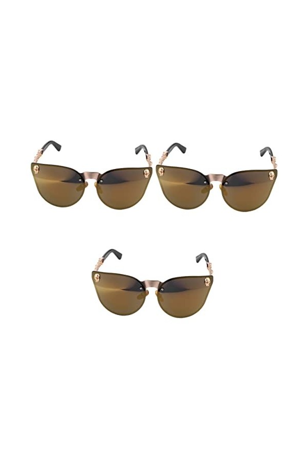 ABOOFAN 3 Pcs Lunettes De Soleil Lunettes De Soleil Lunettes De Soleil De Mode Femmes Lunettes De Soleil Espejuelos Para Muje