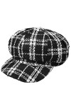 Casquette Classique 8 pièces Newsboy Newsie Casquette octogonale Gatsby Ivy Baker Boy Chapeau pour Beret Femme