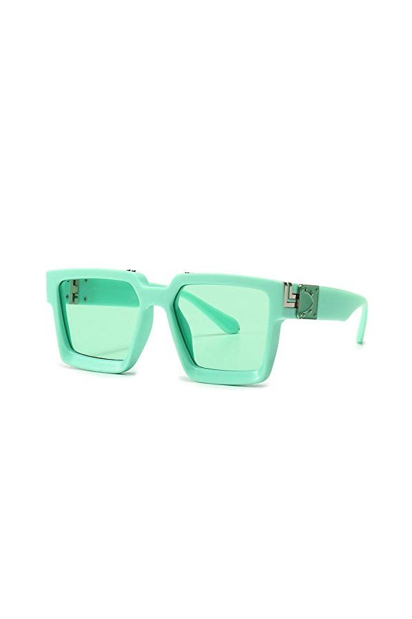 NIUASH Lunettes de Soleil polarisées Collection Lunettes de Soleil carrées pour Femmes Hommes Lunettes de Soleil Couleur Bonb