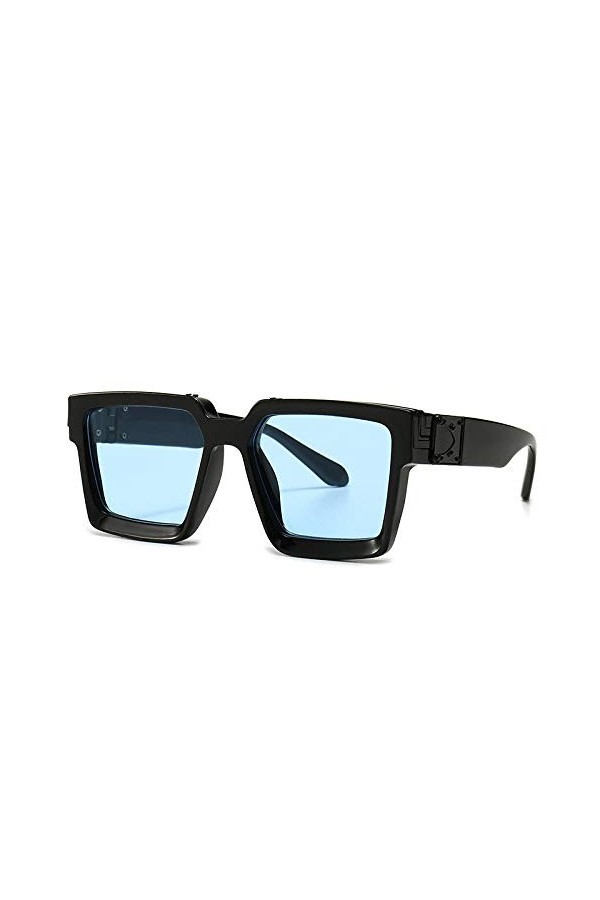 NIUASH Lunettes de Soleil polarisées Collection Lunettes de Soleil carrées pour Femmes Hommes Lunettes de Soleil Couleur Bonb