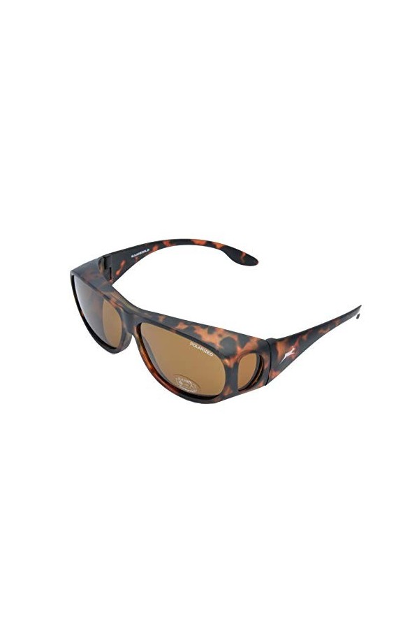 Gamswild WS4323 Lunettes de soleil de sport unisexe pour homme et femme Marron Gris Jaune, marron