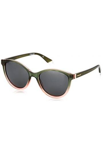 Polaroid PLD 4133/s/x Sunglasses, IWB/M9 Green Pink, 55 Unisex