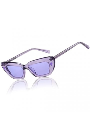 DUCO Mylove Lunettes de soleil polarisées rétro classiques pour femme Nuances tendance Mylove Design élégant Cadre rectangula