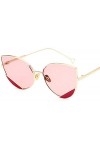 ZYIZEE Lunettes de Soleil Lunettes de Soleil Oeil de Chat Mode Femmes Lunettes de Soleil Femme à la Mode été Bonbons Couleurs