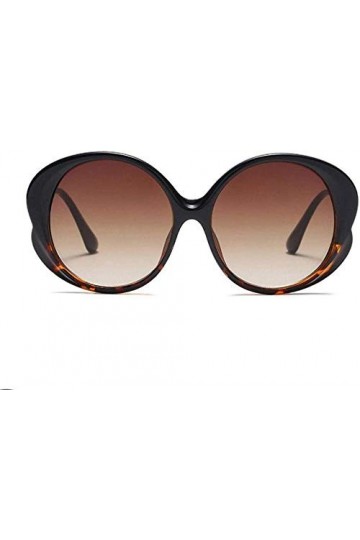 NIUASH Lunettes de Soleil polarisées Lunettes de Soleil de Mode Femmes Lunettes de Soleil Rondes rétro Transparente Forme de 