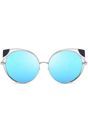 ZYIZEE Lunettes de Soleil Lunettes de Soleil Yeux de Chat Noir Mode Femmes Lunettes de Soleil Rondes Femme à la Mode été Bonb