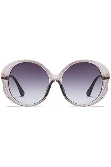 ZYIZEE Lunettes de Soleil Lunettes de Soleil Mode Femmes Lunettes de Soleil Rondes rétro Forme de Fleur Transparente Nuances 