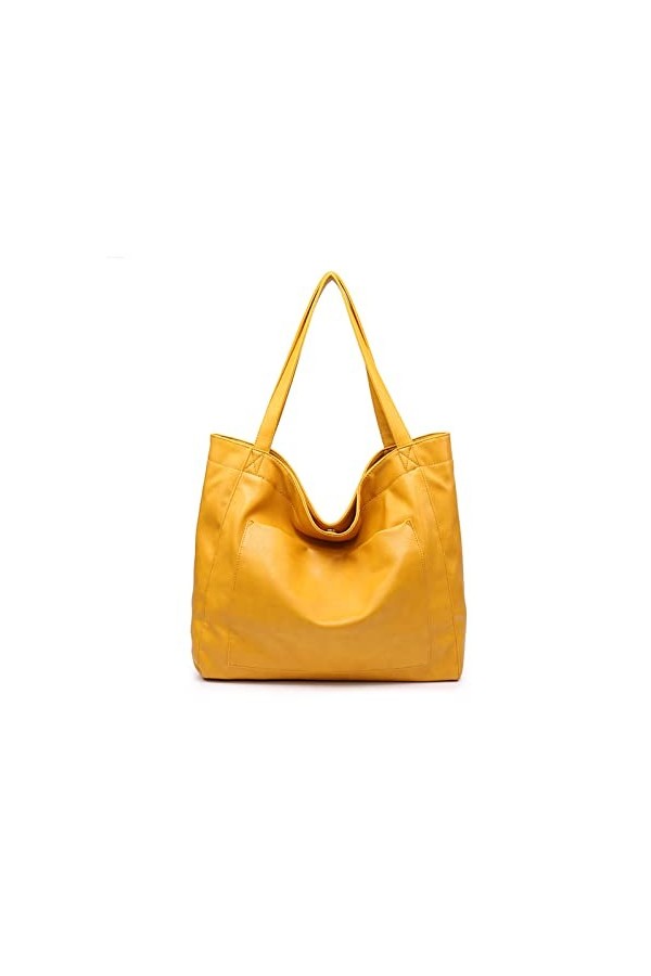 NICOLE & DORIS Grand Sac Cabas Femmes Sac Porté Epaule Fourre-Tout Grande Capacité Sac à Main en Cuir Souple Sac de Shopping 