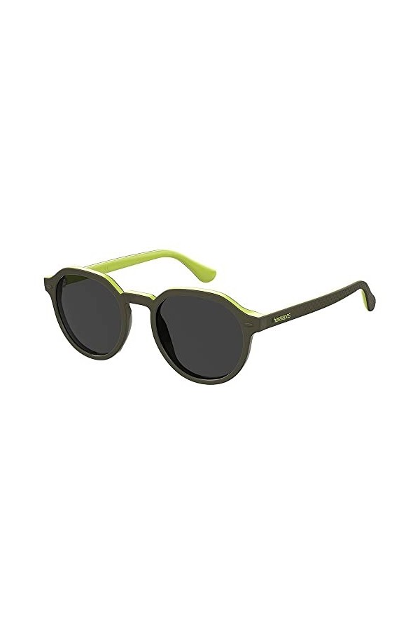 Havaianas Ubatuba Sunglasses, Olive Green Fluo, 51mm Unisex
