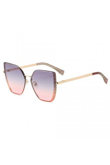 HPIRME Lunettes de Soleil Oeil de Chat Femmes Lunettes de Soleil Vintage Petit Cadre Lunettes Dames UV400, C6, Taille Unique