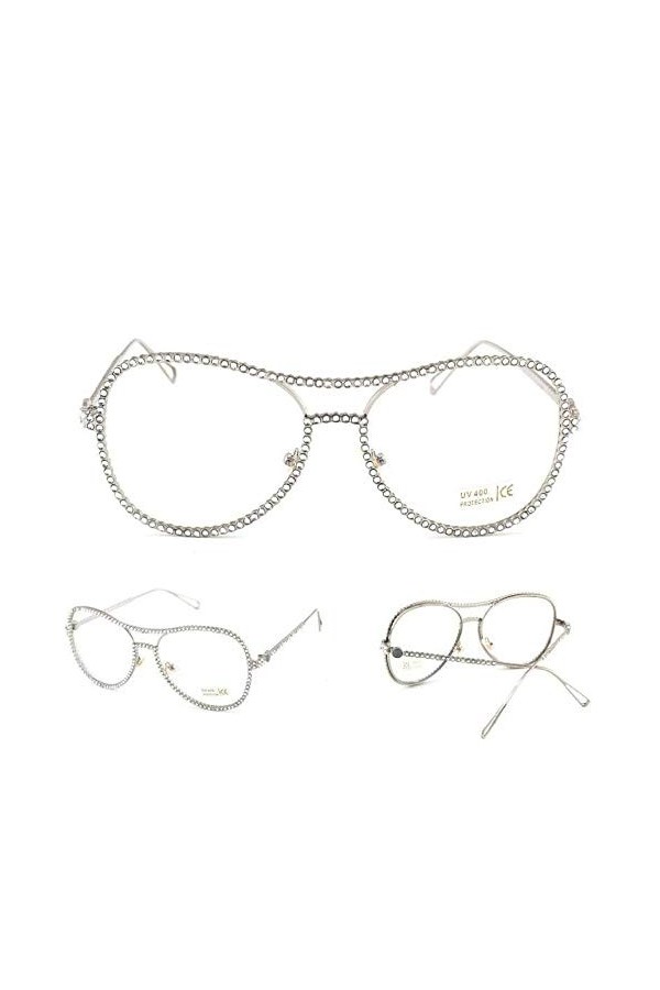 NIUASH Lunettes de Soleil polarisées Lunettes de Soleil Femmes Cadre en cuivre décoratif lentille Miroir Double Pont Lunettes