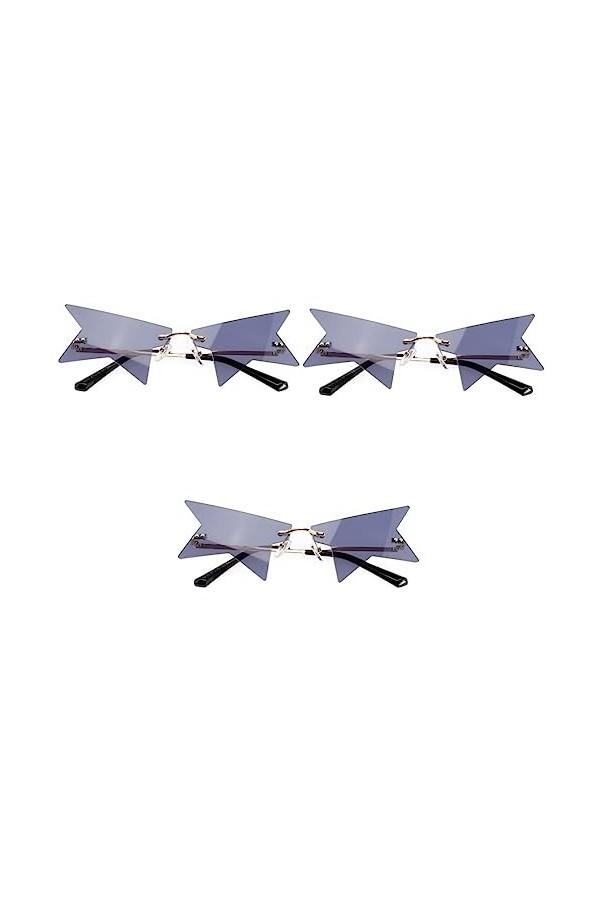 Adorainbow 3 Pièces Nuances De Lunettes De Soleil Lunettes Lunettes De Soleil Pour Femmes Mode Lunettes De Soleil Hawaïennes 