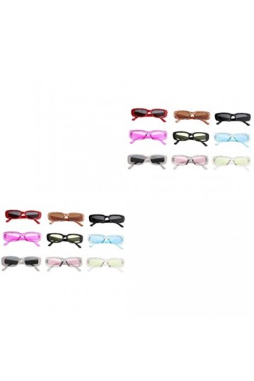 Kisangel 18 Pcs Des Lunettes De Soleil Rétro Ancien Lunettes De Mode Pour Femmes Lunettes De Soleil Tendance Pour Femmes Lune
