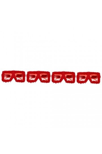 ABOOFAN Lunettes De Soleil En Peluche Lunettes De Soleil Pour Le Bal Décor Coloré Lunettes Groovy Lunettes De Soleil En Peluc