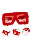 ABOOFAN Lunettes De Soleil En Peluche Lunettes De Soleil Pour Le Bal Décor Coloré Lunettes Groovy Lunettes De Soleil En Peluc