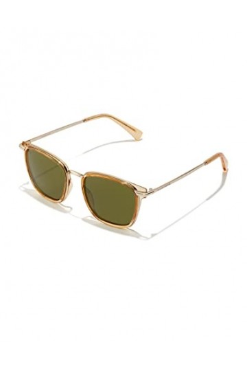 HAWKERS Mixte Ink Lunettes de Soleil, Solid Juniper Green · Champagne + Gold, Adulto