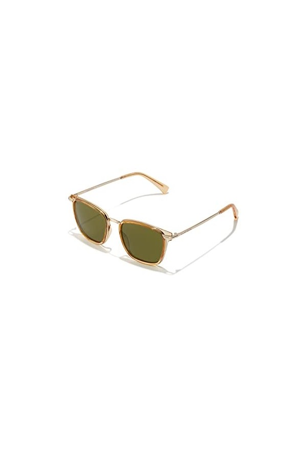 HAWKERS Mixte Ink Lunettes de Soleil, Solid Juniper Green · Champagne + Gold, Adulto