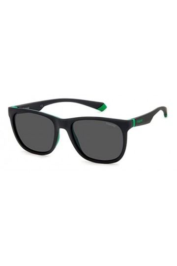 Polaroid PLD 2140/s Sunglasses, 3OL/M9 MT BLK GRN, 55 Unisex
