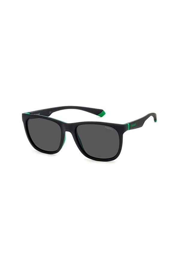 Polaroid PLD 2140/s Sunglasses, 3OL/M9 MT BLK GRN, 55 Unisex