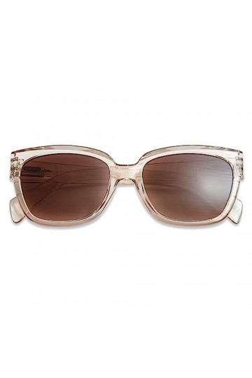 HAVE A LOOK - Lunette de soleil - Femme Beige champagne - Beige - +1,50
