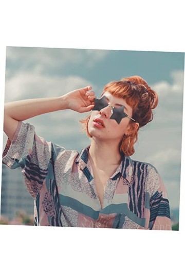 jojofuny 9 Paires Lunettes De Fête Drôles Cotillons Tropicaux Lunettes Élégantes Lunettes De Soleil Étoiles Pour Femmes Lunet