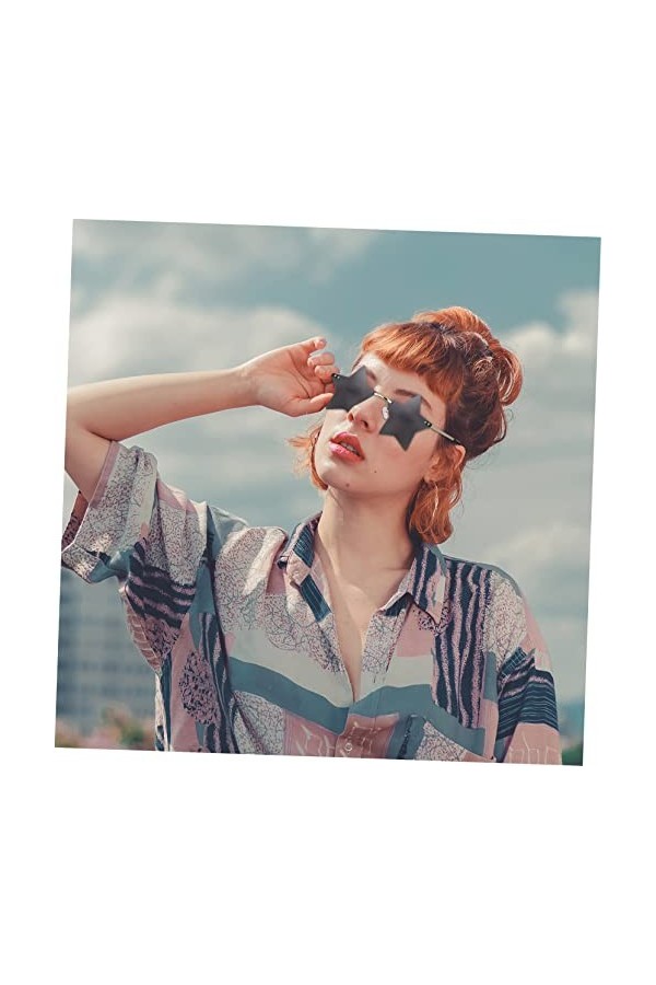 jojofuny 9 Paires Lunettes De Fête Drôles Cotillons Tropicaux Lunettes Élégantes Lunettes De Soleil Étoiles Pour Femmes Lunet