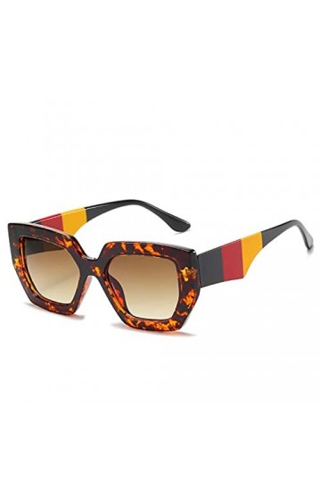 AMFG Lunettes de Soleil à la Mode Femmes Femmes Mode Trend Sunglasses Travel Trains Taimshade Miroir Color : G 