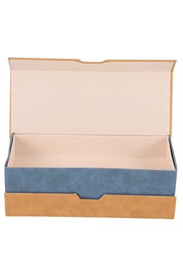 KALLORY 4 Pièces À Lunettes À Double Usage Marron Lunettes De Soleil À Lunettes Rigide Pour Femmes De Voyage Pour Lunettes De