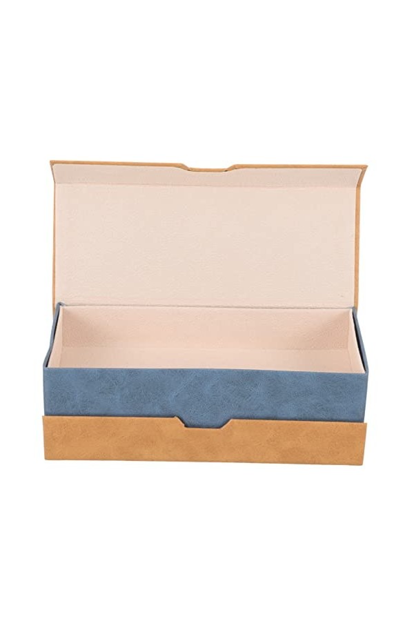 KALLORY 4 Pièces À Lunettes À Double Usage Marron Lunettes De Soleil À Lunettes Rigide Pour Femmes De Voyage Pour Lunettes De