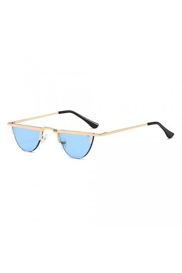 MUTYNE Lunettes de soleil demi-monture classiques femmes demi-cercle lunettes de soleil dames Vintage tendance nuances femme 