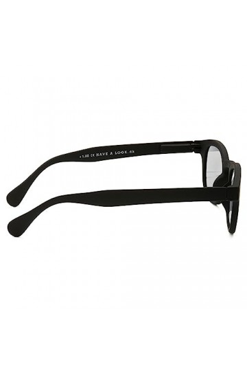 HAVE A LOOK – Lunettes de Soleil + 1.5 Dioptrie - Verres Gris Fumé 100% Protection UV - Lunettes de Soleil Femme - Lunettes d