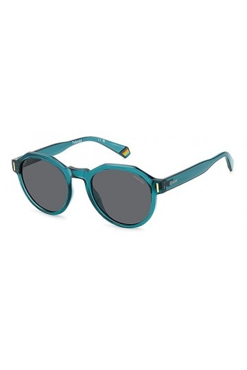 Polaroid PLD 6207/S Zi9 52/21/145 Unisex Adult Sunglasses, ZI9/M9 Teal, 52