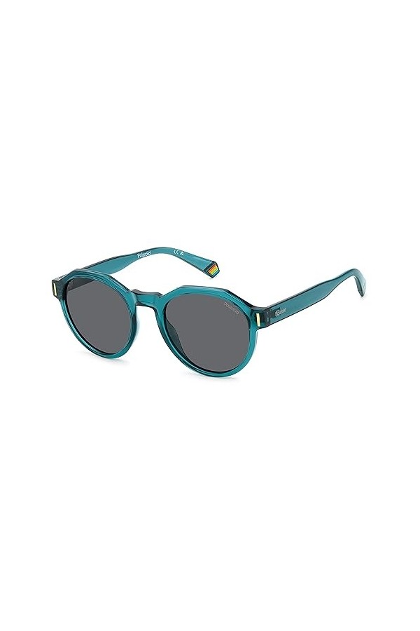Polaroid PLD 6207/S Zi9 52/21/145 Unisex Adult Sunglasses, ZI9/M9 Teal, 52