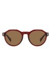 Polaroid PLD 6207/S 52/21/145 Unisex Adult Sunglasses, LHF/SP Burgundy, 52