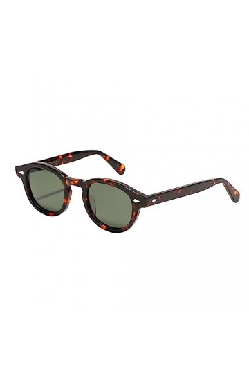 NOGRAX Lunettes de soleil polarisées pour homme et femme, monture pour homme, vert tortue, taille M 46 mm, sans boîte, Écaill