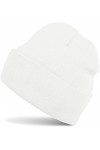 styleBREAKER Classique Bonnet Tricoté, Fine Tricot, Chaud, Unisexe 04024029, Couleur:Blanc